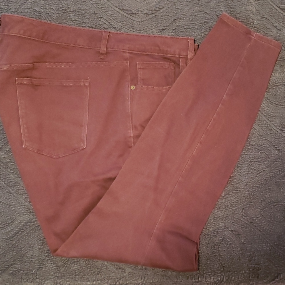 Maroon Old Navy Plus Long Jean's